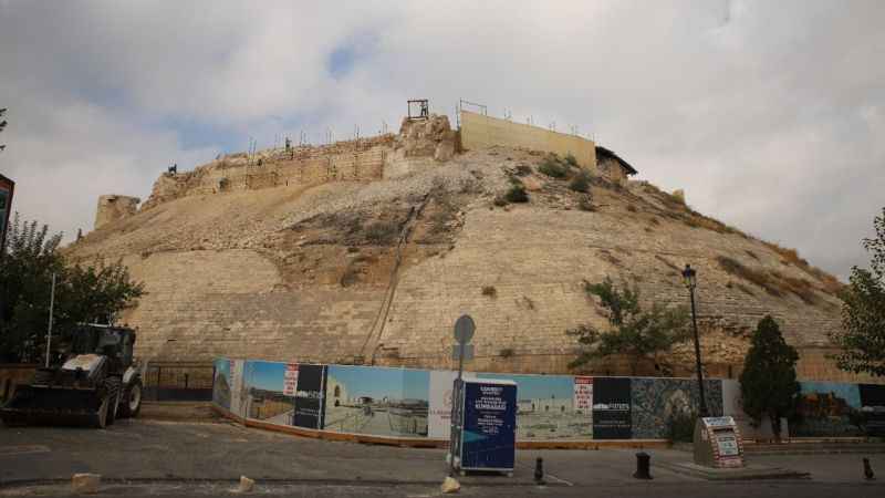 Gaziantep Kalesi'nde restorasyon devam ediyor