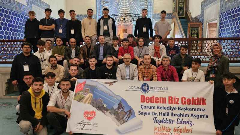 Çorum Belediyesi'nden 1000 Genç İçin Çanakkale Gezisi