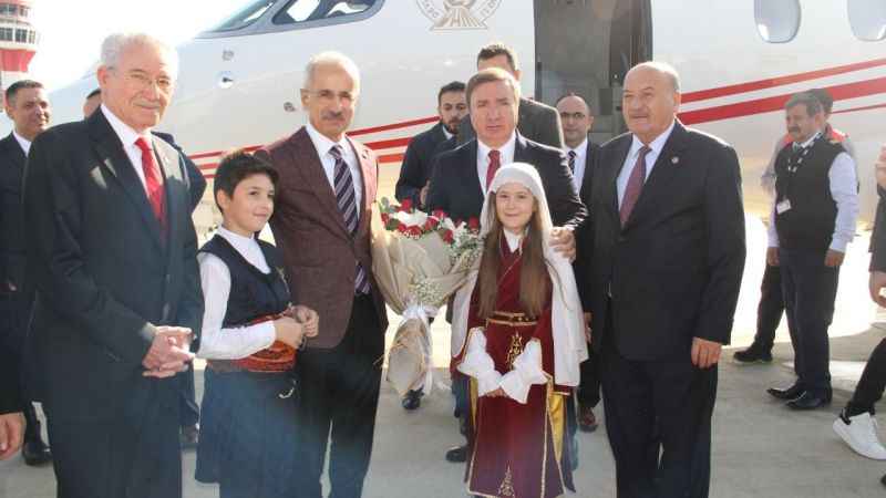 Ulaştırma ve Altyapı Bakanı Uraloğlu, Erzincan ziyaretinde