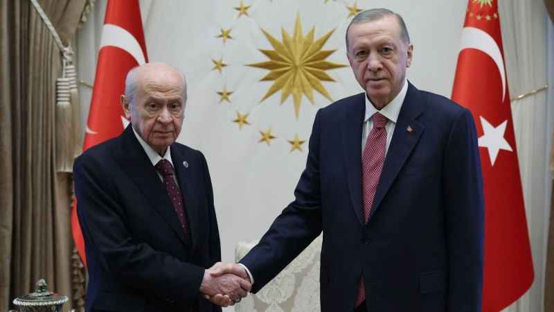 Cumhurbaşkanı Erdoğan, Devlet Bahçeli ile görüştü