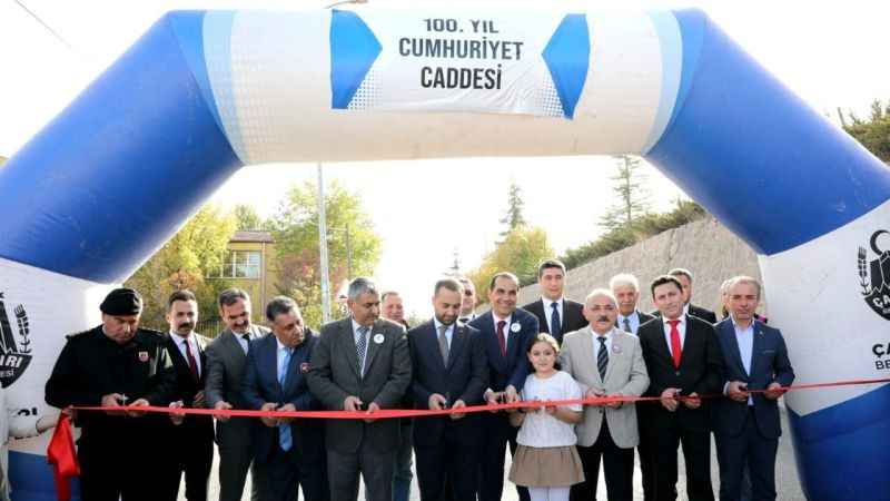 Çankırı’da bir caddeye “100. Yıl Cumhuriyet” ismi verildi