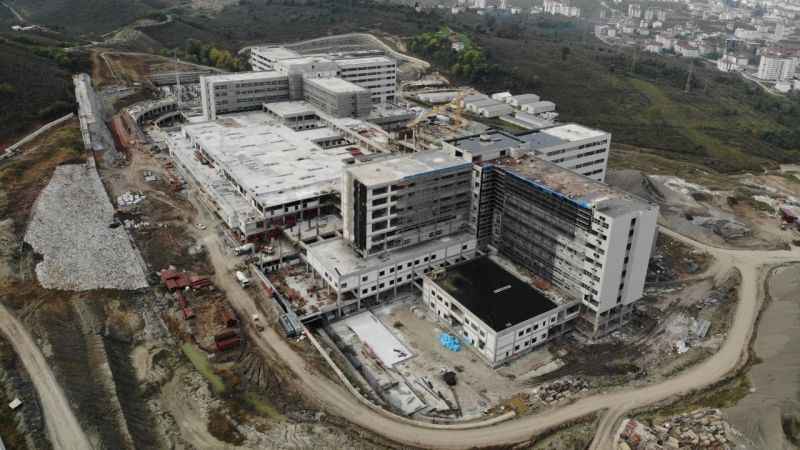 Ordu Şehir Hastanesi inşaatı yüzde 80 tamamlandı Ordu Şehir Hastanesi inşaatı yüzde 80 tamamlandı