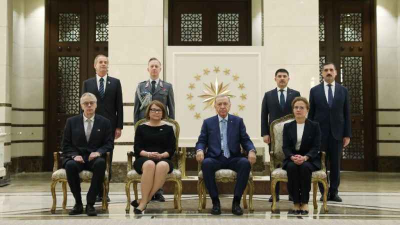 Cumhurbaşkanı Erdoğan, Finlandiya Büyükelçisi Hamalainen’i kabul etti