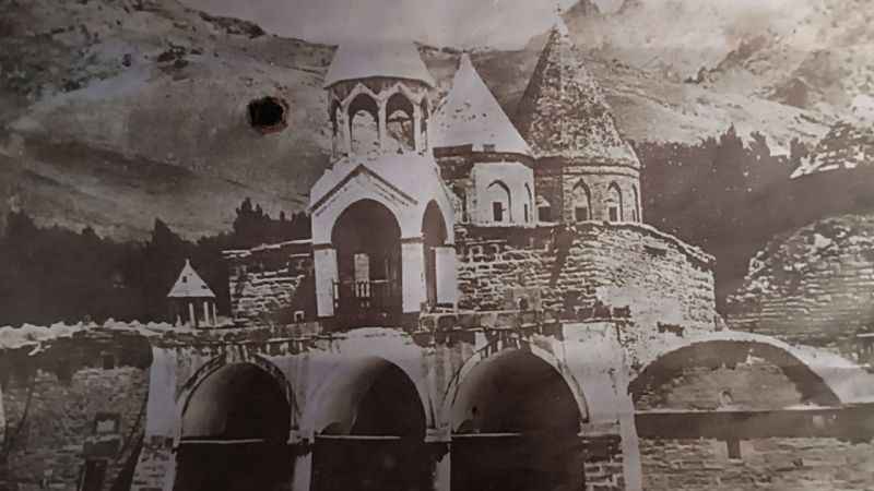 Tarihi Ermeni manastırı yıkılma tehlikesiyle yüz yüze Tarihi Ermeni manastırı yıkılma tehlikesiyle yüz yüze