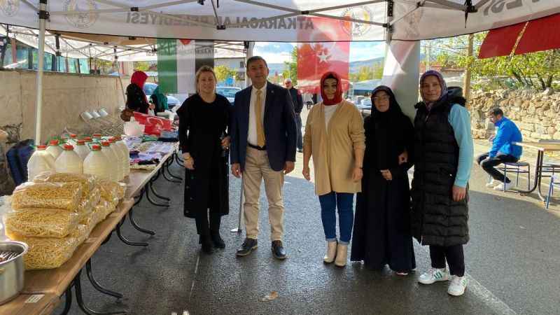 Çankırı AK Parti Kadın Kollarından Gazze için hayır panayırı