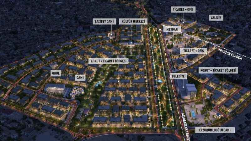  Kahramanmaraş'a yeni şehir meydanı