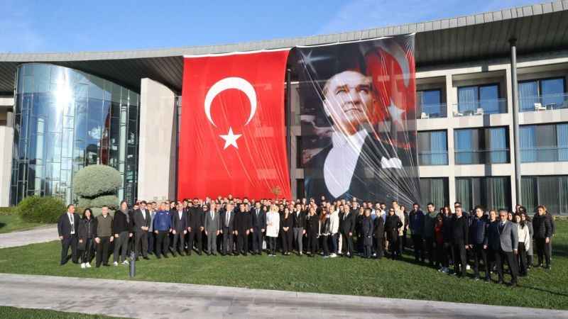 TFF'den 10 Kasım Atatürk'ü anma töreni TFF'den 10 Kasım Atatürk'ü anma töreni