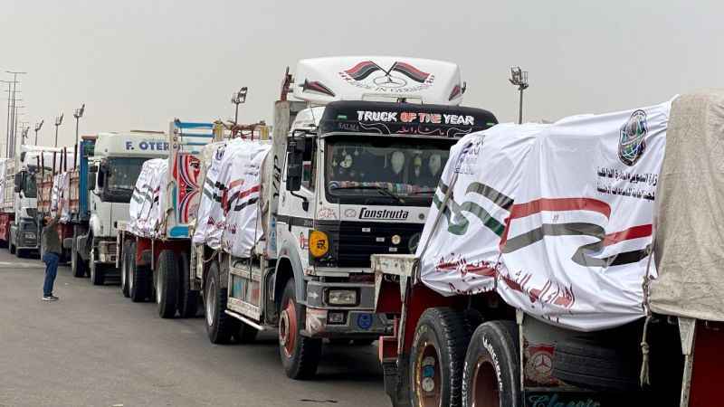 Gazze’ye giren yardım tırı sayısı 980 oldu