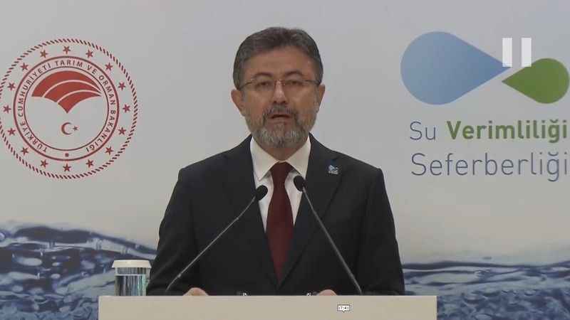 Tarım ve Orman Bakanı Yumaklı:"Su kaynaklarımızın yüzde 20 azalması bekleniyor" Tarım ve Orman Bakanı Yumaklı:"Su kaynaklarımızın yüzde 20 azalması bekleniyor"