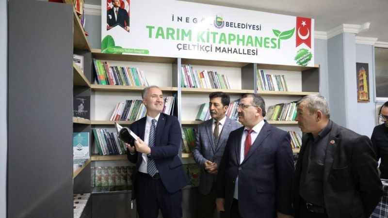 İnegöl’ün tarım kütüphanesi sayısı 2'ye çıktı