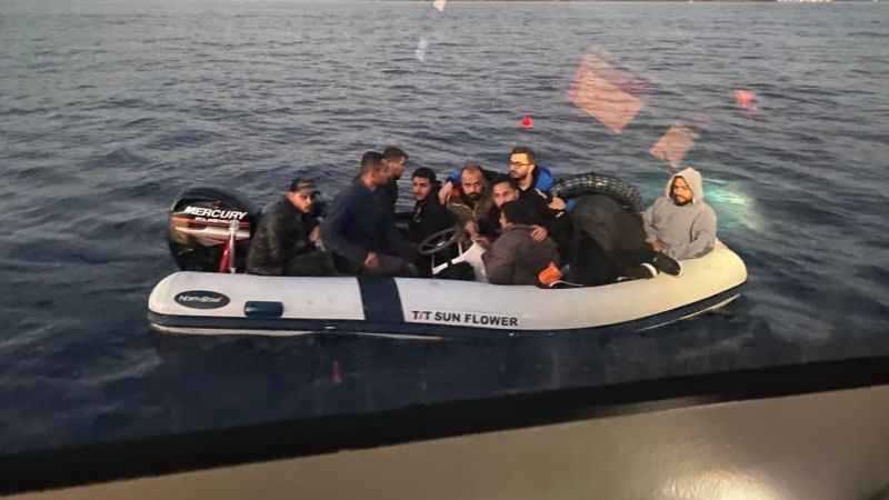Bodrum'da 9 düzensiz göçmen yakalandı Bodrum'da 9 düzensiz göçmen yakalandı