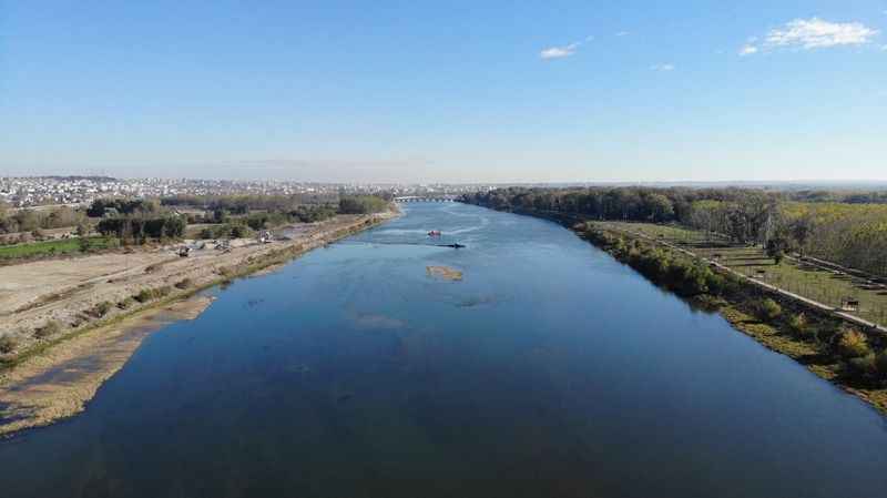 Tunca ve Meriç Nehri'nin debisi son 1 ayda 2 kat arttı Tunca ve Meriç Nehri'nin debisi son 1 ayda 2 kat arttı