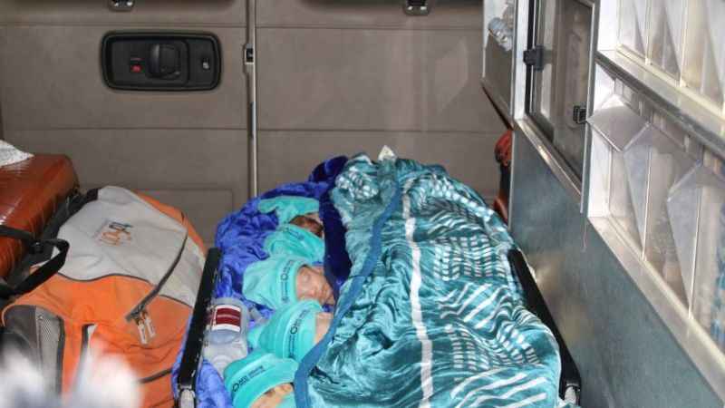 Şifa Hastanesi'nden tahliye edilen 28 prematüre bebek Mısır’a götürüldü