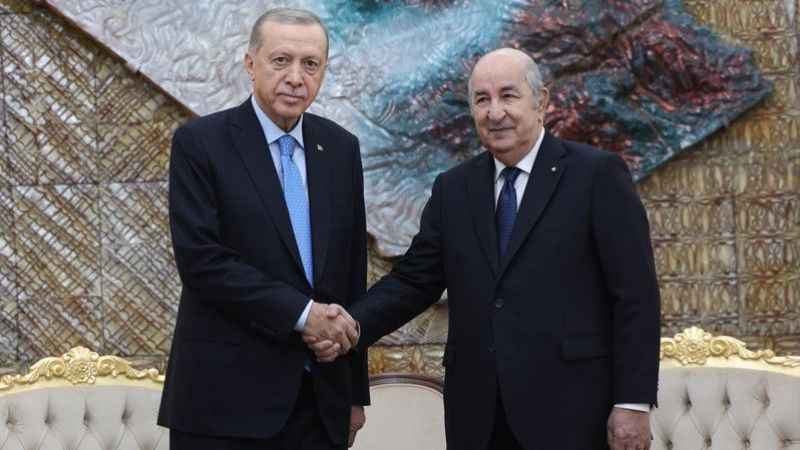 Cumhurbaşkanı Erdoğan, Cezayirli mevkidaşı Tebbun ile görüştü