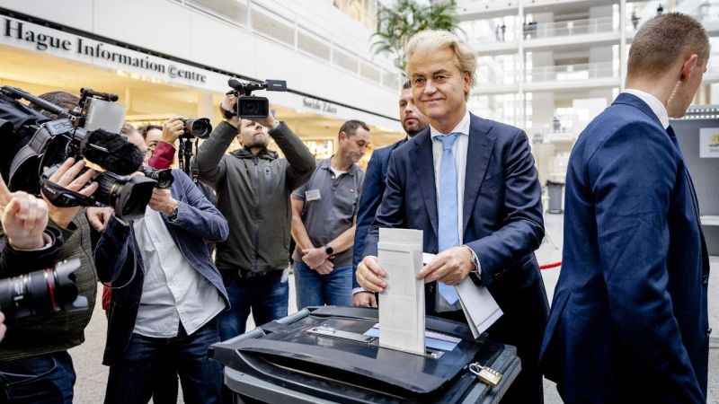 Hollanda’da seçimi aşırı sağcı Özgürlük Partisi’nin seçimi kazanması bekleniyor