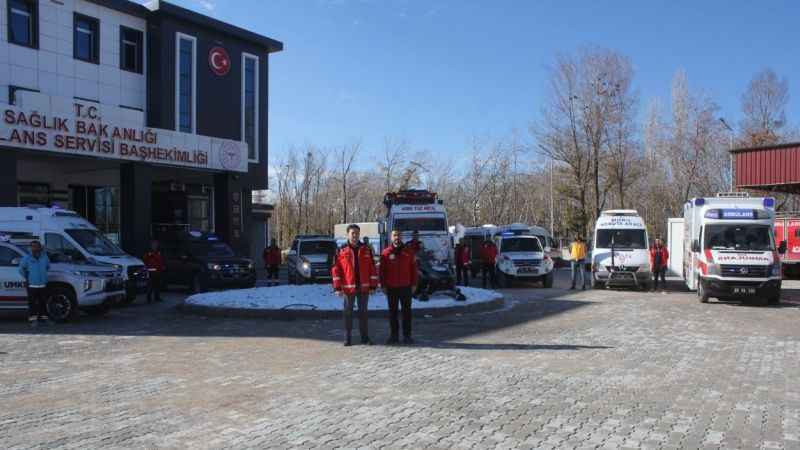 112 ve UMKE ekipleri çetin kış görevine hazır 112 ve UMKE ekipleri çetin kış görevine hazır