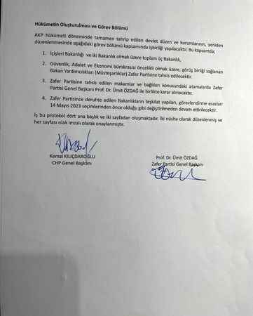 Ümit Özdağ, Kemal Kılıçdaroğlu’yla yaptığı 