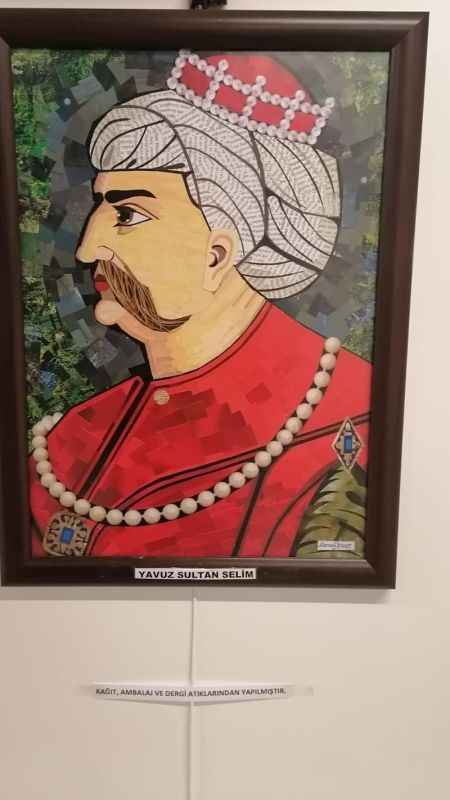 Atıklar sanat eserine dönüştürüldü Atıklar sanat eserine dönüştürüldü