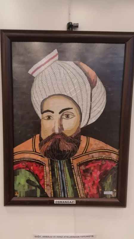 Atıklar sanat eserine dönüştürüldü Atıklar sanat eserine dönüştürüldü