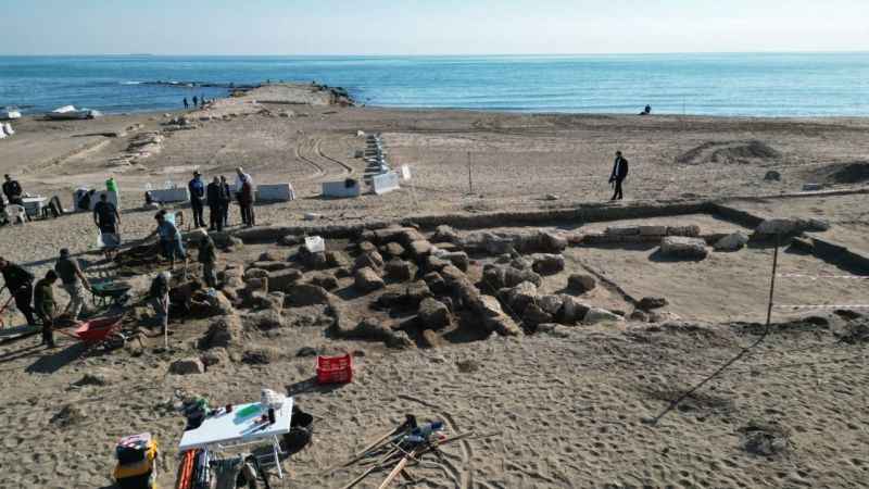 Soli Pompeipolis Antik Kenti'nde kazı çalışmaları devam ediyor