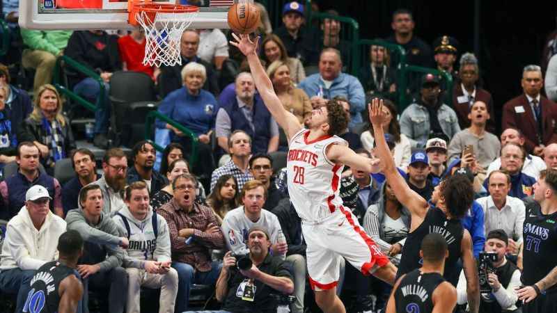 Alperen Şengün'den Dallas potasına 31 sayı