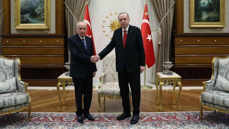 Cumhurbaşkanı Erdoğan, MHP Lideri Bahçeli ile görüştü