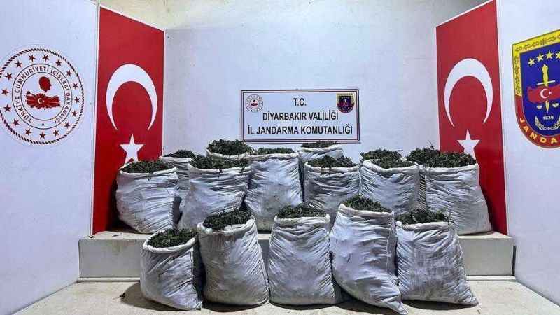 Diyarbakır’da 532 kilo esrar maddesi ele geçirildi