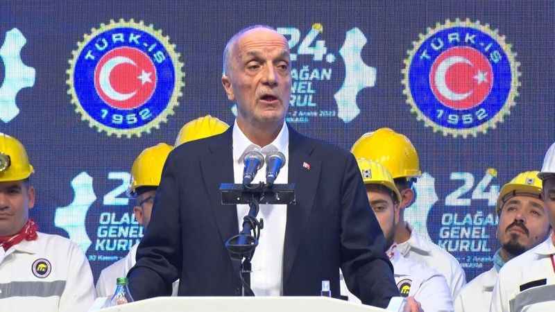 Türk-İş Genel Başkanı Atalay: “8 milyon asgari ücretlinin başlarını aşağı eğme lüksümüz yok" Türk-İş Genel Başkanı Atalay: “8 milyon asgari ücretlinin başlarını aşağı eğme lüksümüz yok"