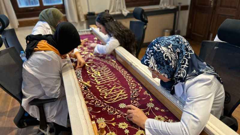 Mihrimah Sultan'ın puşidesi Samsun'da işleniyor Mihrimah Sultan'ın puşidesi Samsun'da işleniyor