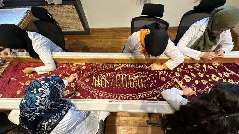 Mihrimah Sultan'ın puşidesi Samsun'da işleniyor Mihrimah Sultan'ın puşidesi Samsun'da işleniyor