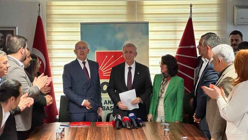 ABB Başkanı Mansur Yavaş tekrar aday olmak için başvurdu