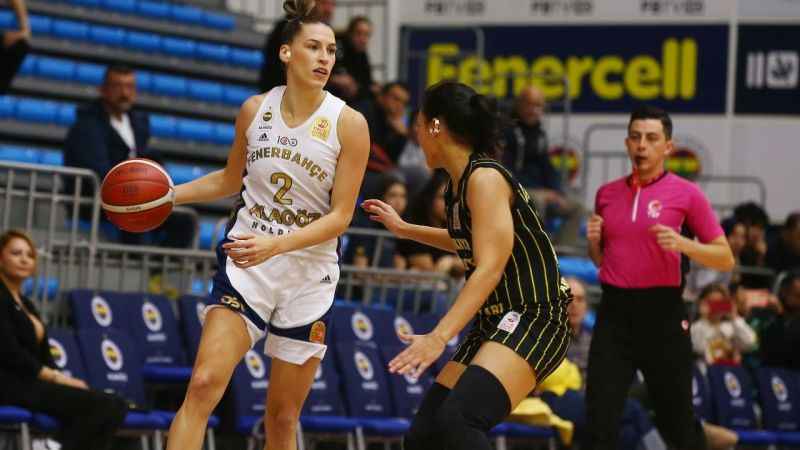 Kadınlar Basketbol Süper Ligi: Fenerbahçe: 111 - Çankaya Üniversitesi: 79