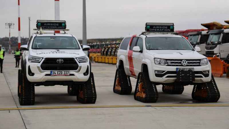 İGA İstanbul Havalimanı kışa hazır İGA İstanbul Havalimanı kışa hazır