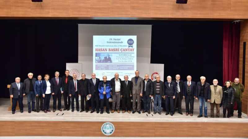 Hasan Basri Çantay'a vefat yıldönümünde anma Hasan Basri Çantay'a vefat yıldönümünde anma