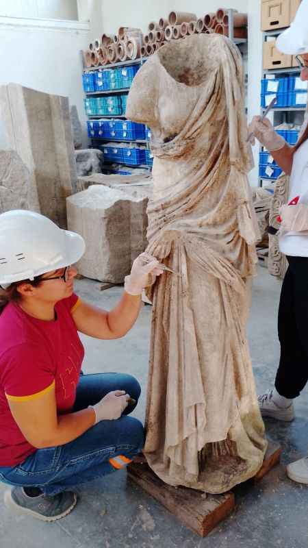 'Dans Eden Musa Heykeli' Muğla'da bulundu