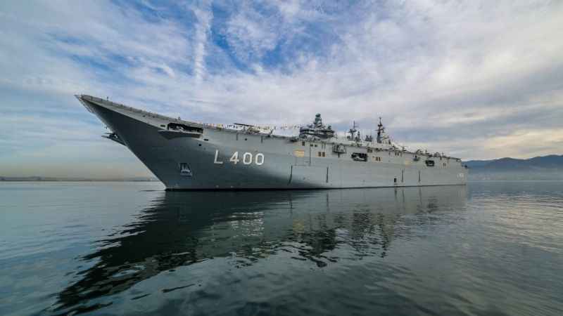 TCG Anadolu Kocaeli'yi gururlandırdı TCG Anadolu Kocaeli'yi gururlandırdı