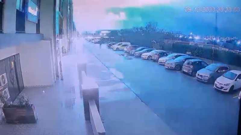 Bursa'da depremin ardından ortaya çıkan ışık panik yaşattı Bursa'da depremin ardından ortaya çıkan ışık panik yaşattı