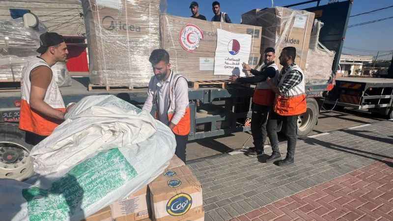 Katar Refah’ta sahra hastanesi kuruyor Katar Refah’ta sahra hastanesi kuruyor