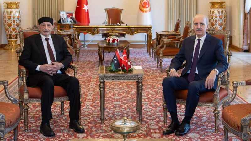 TBMM Başkanı Kurtulmuş, Libya Temsilciler Meclisi Başkanı Salih ile bir araya geldi TBMM Başkanı Kurtulmuş, Libya Temsilciler Meclisi Başkanı Salih ile bir araya geldi