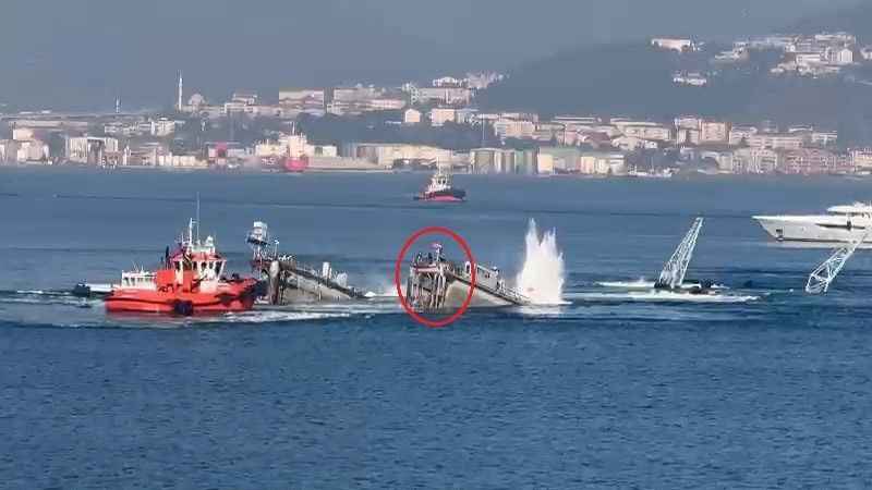 İzmit Körfezi'nin ortasında can pazarı İzmit Körfezi'nin ortasında can pazarı
