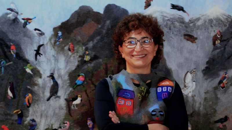 Islak keçe sanatı ile masalları tablolara yansıtıyor Islak keçe sanatı ile masalları tablolara yansıtıyor
