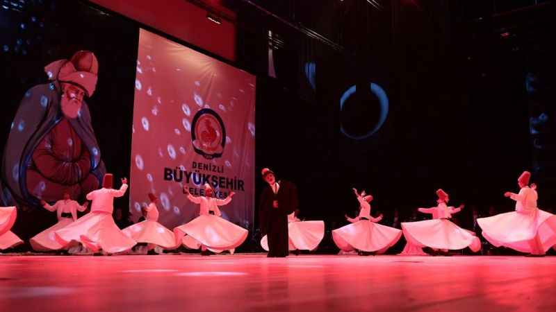 Denizli'de Hz. Mevlana için anma programı Denizli'de Hz. Mevlana için anma programı