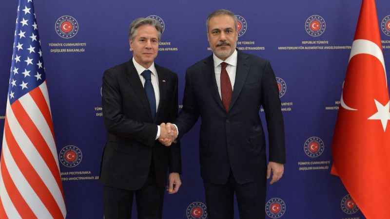 Dışişleri Bakanı Fidan, ABD’li mevkidaşı Blinken ile İsrail-Filistin çatışmasını ele aldı Dışişleri Bakanı Fidan, ABD’li mevkidaşı Blinken ile İsrail-Filistin çatışmasını ele aldı