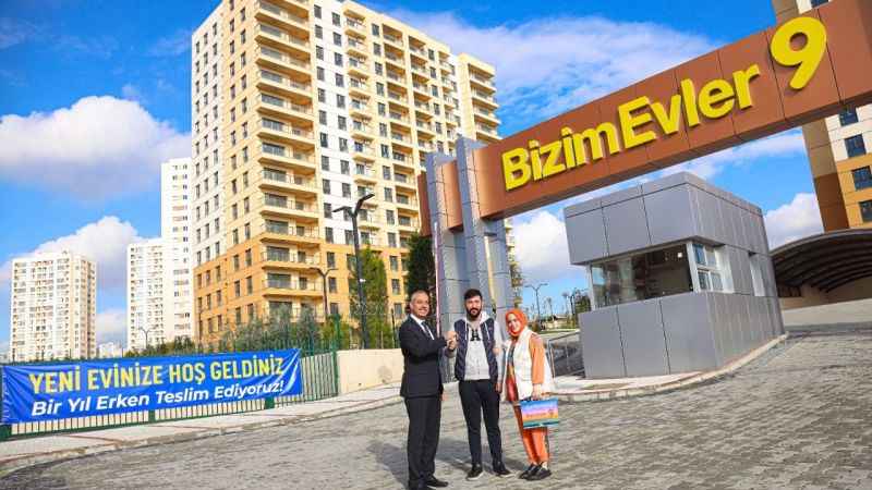 Bizim Evler 9 ve 10’da erken teslimat sevinci Bizim Evler 9 ve 10’da erken teslimat sevinci