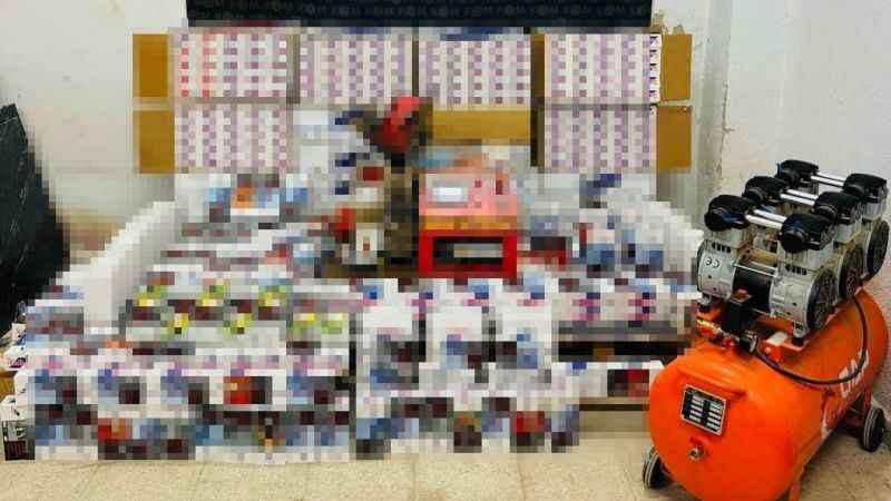 Kütahya'da 108 bin 200 makaron ele geçirildi Kütahya'da 108 bin 200 makaron ele geçirildi