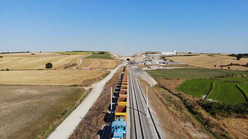  Halkalı-Kapıkule Demir Yolu Projesi'nin ilk etabı haziranda bitiyor