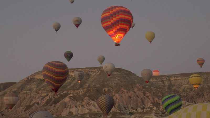 Kapadokya’yı 615 bin kişi kuş bakışı izledi