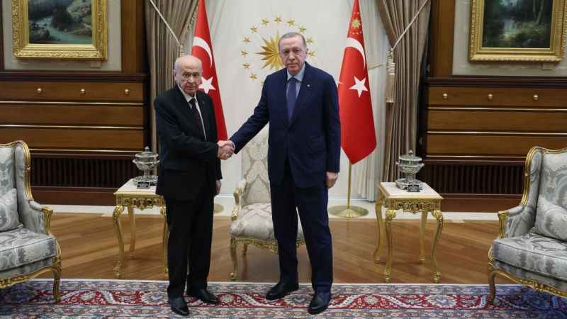 Erdoğan, Bahçeli'yi kabul etti Erdoğan, Bahçeli'yi kabul etti
