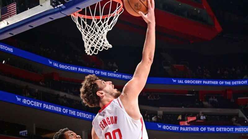 Alperen Şengün, 29 sayıyla Houston Rockets'ı galibiyete taşıdı