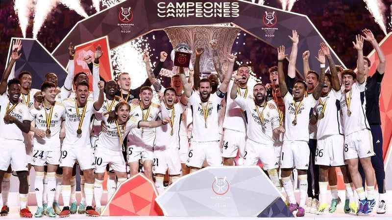Suudi Arabistan'daki Süper Kupa'yı Real Madrid kazandı